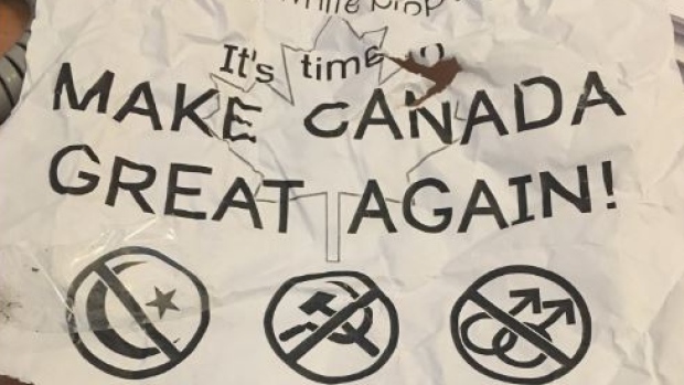  'Make Canada great again' flyers with anti-Muslim, anti-gay imagery alarm McGill University community