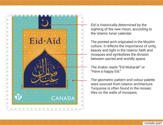 Canada Post Eid Stamp Issued To Recognize 2 Important Muslim Holidays