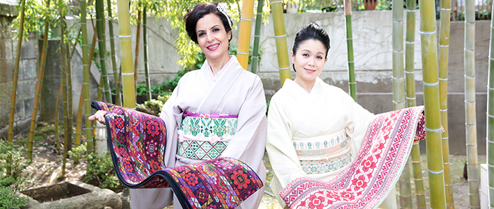 The Sash Tying Japan to the West Bank: Palestinian Embroidery Inspires a Cultural Entrepreneur