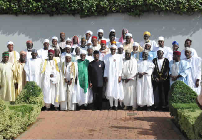 Presidency Reveals What Buhari Told Christian, Muslim Leaders in Aso Rock