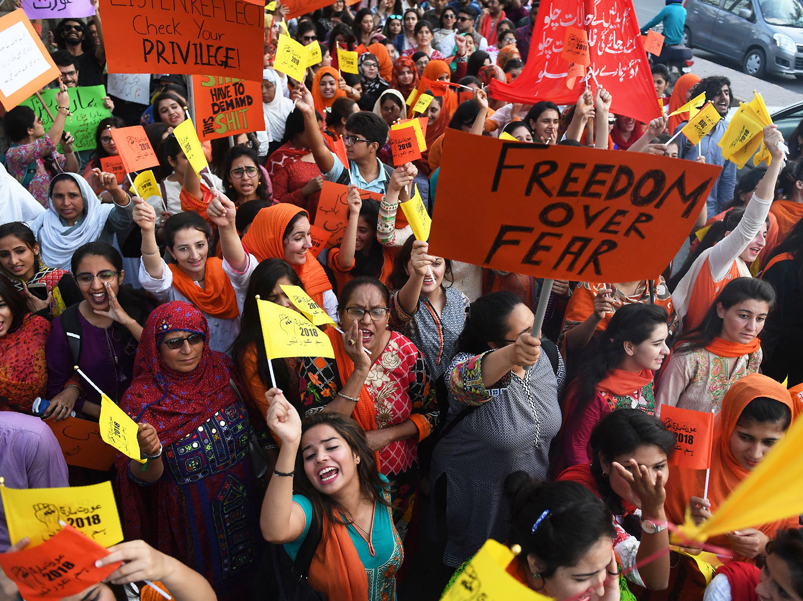 Women In Pakistan Dared To March — And Didn't Care What Men Thought