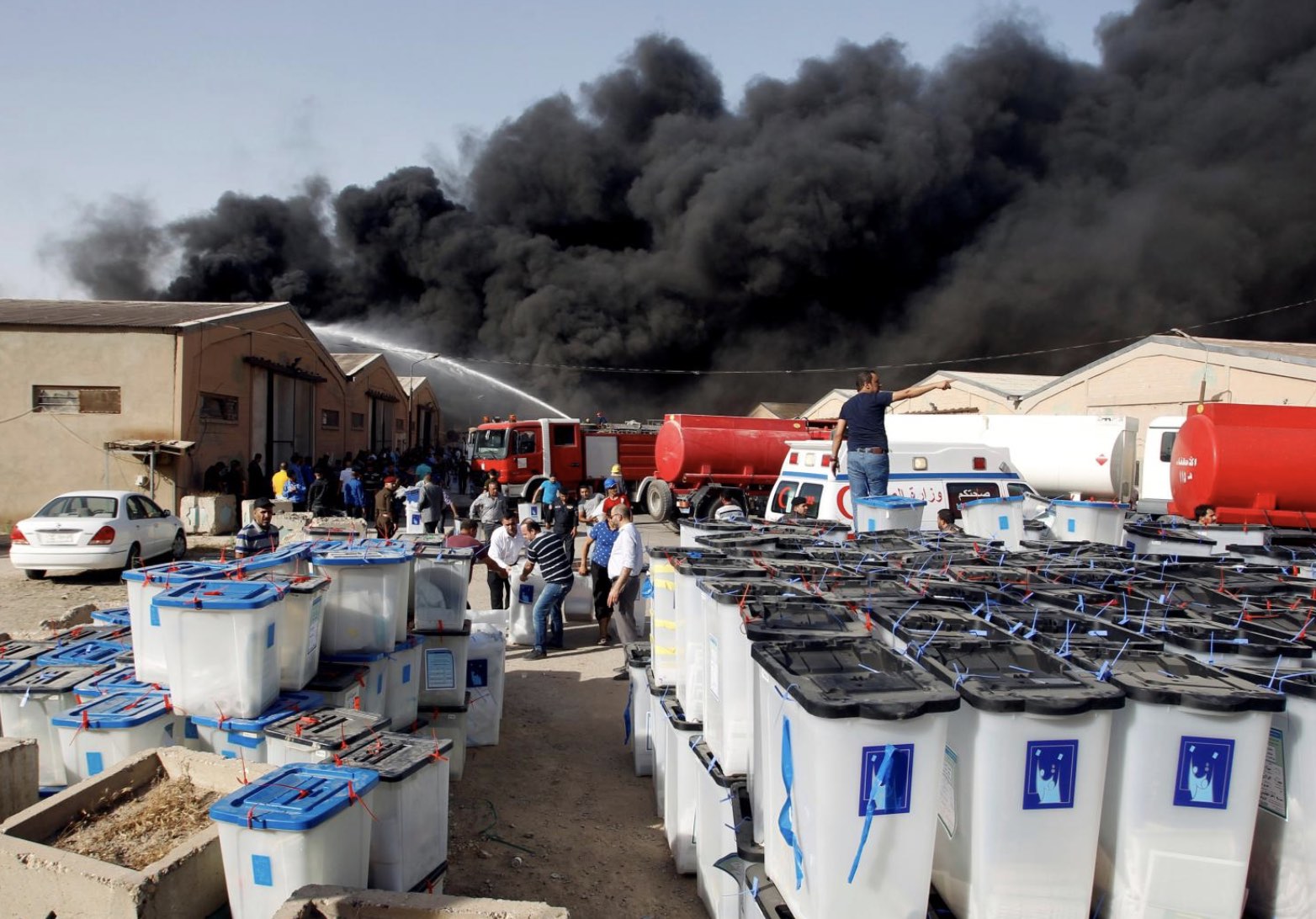 After Ballot Box Fire, Cleric Sadr Says Iraqis Should Unite