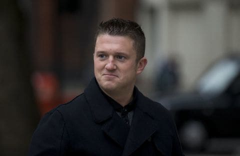 Conservative outrage after anti-Muslim campaigner Tommy Robinson secretly jailed in Britain