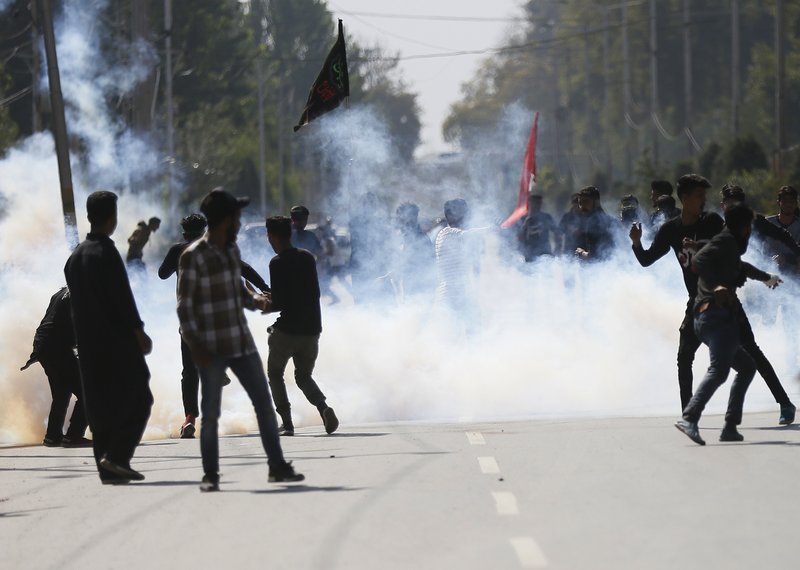Police break up Muslim gatherings in Indian-held Kashmir