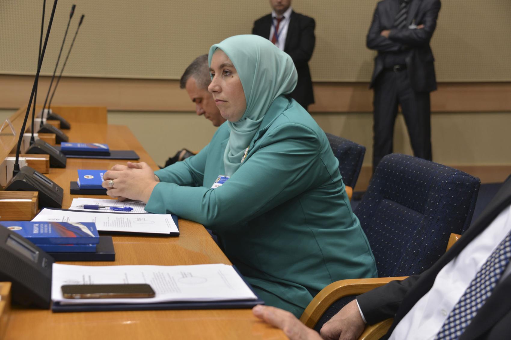 Hijab-wearing lawmaker takes seat in Bosnian Serb parliament