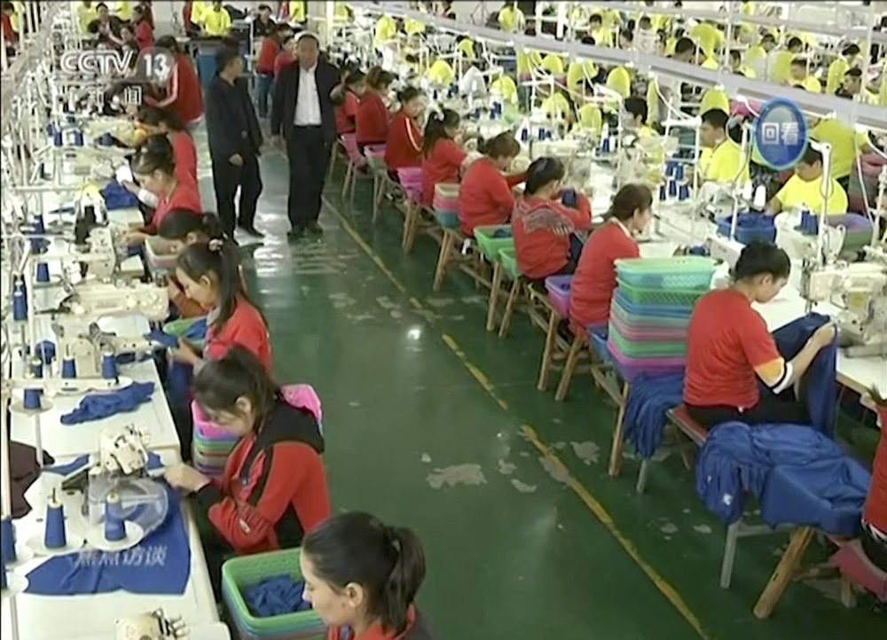 US sportswear traced to factory in China’s internment camps