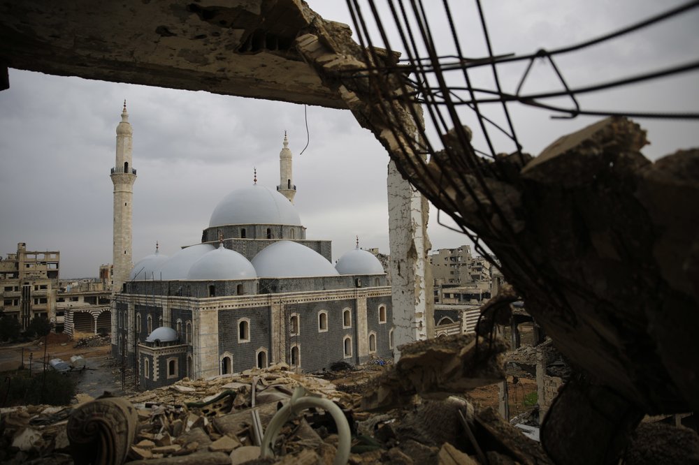 Chechen religious leaders re-open landmark mosque in Syria