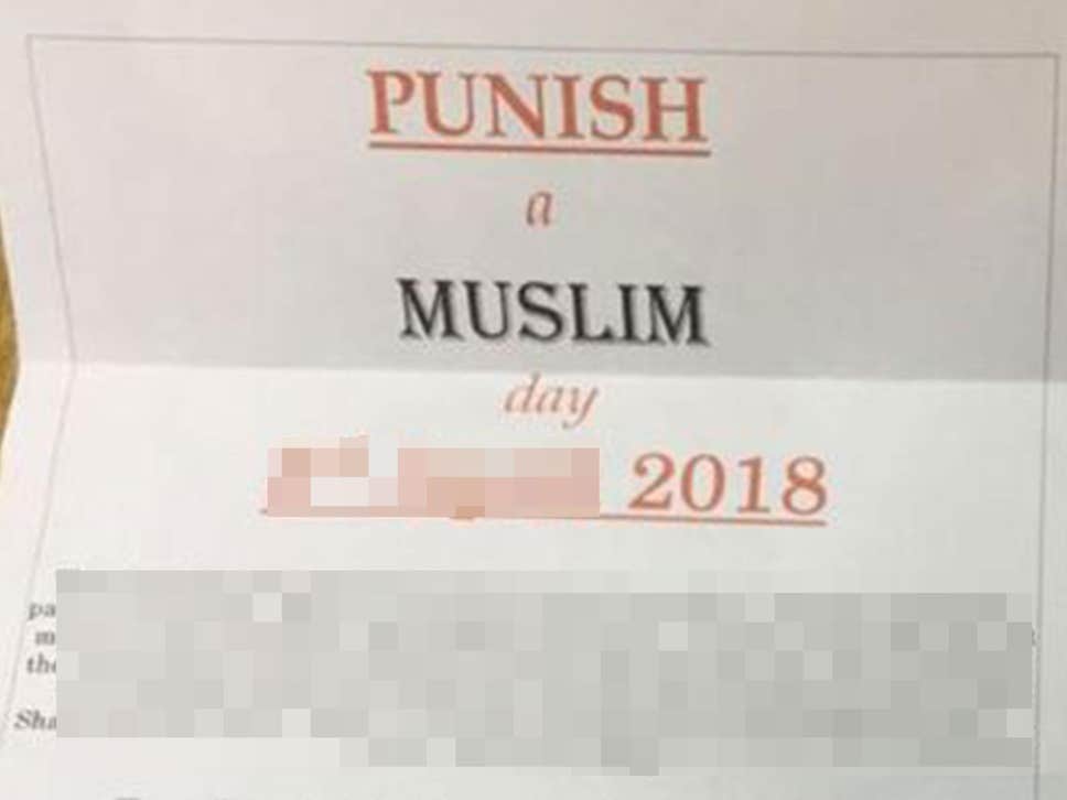 David Parnham: White supremacist behind ‘Punish a Muslim Day’ responsible for years of malicious letter campaigns