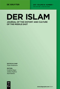 Der Islam: Journal of the History and Culture of the Middle East