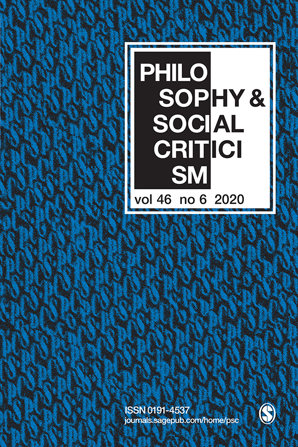  Philosophy & Social Criticism